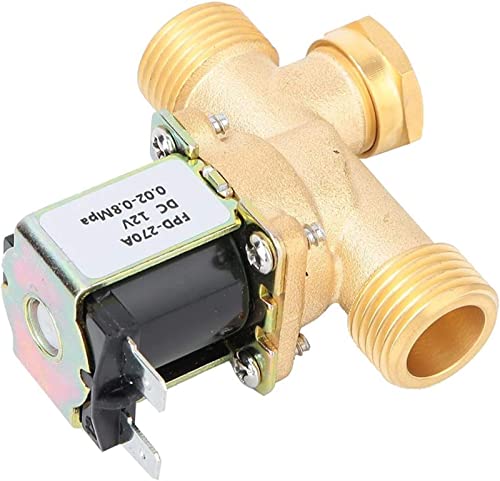 Électrovanne en laiton 12V 220V normalement fermée pour entrée d'eau - 5