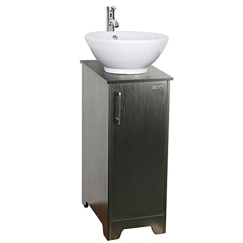 13 inch Modern Bathroom Vanity Units Cabinet And 16 inch Sink Stand Pedestal
