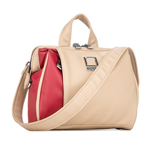 Lencca Lenoliveredbge Olive Dslr Camera Case Shoulder Bag With Removable Strap (Red/Beige) #TOP3