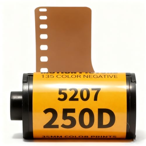 Película impresa a color de 35 mm, rollo para cámaras 135 con rango amplio de exposición ECN-2 (8 hojas)
