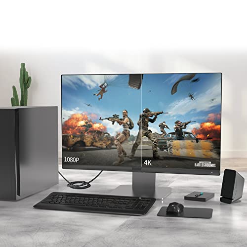 Answin Hdmi To Displayport Cable, 4K 6Ft Hdmi To Displayport Cord Hdmi In To Dp Cable Out For Xbox One/360/Ps4/Ps5/Mac Mini, Pc To Monitor #TOP1