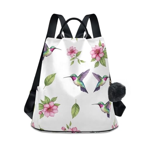 Sac à dos de randonnée pour femme colibris aquarelle léger et sécurisé