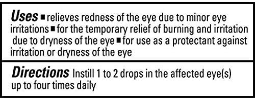 Clear Eyes | Pure Relief | Preservative Free Eye Drops | Multi-Symptom | 0.34 FL OZ