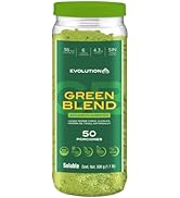 EVOLUTION, Green Blend, Suplemento Alimenticio, Jugo Verde como Alfalfa, Hierba de Trigo, Astrága...