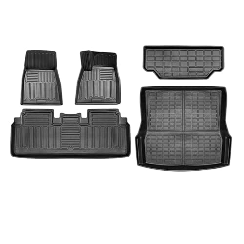 Tapis de sol Tesla Model S 2016-2020 étanche et antidérapant doublure TPE RHD