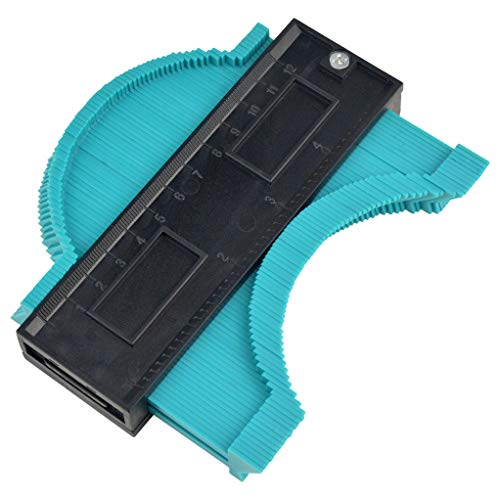 Nydotd Contour Gauge Duplicator - 5 Inch Plastic Profile Copy Gauge Contour Gauge Duplicator Standard Wood Marking Tool Shape Duplicator Copy Irregular Shapes For Perfect Fit and Easy Cutting