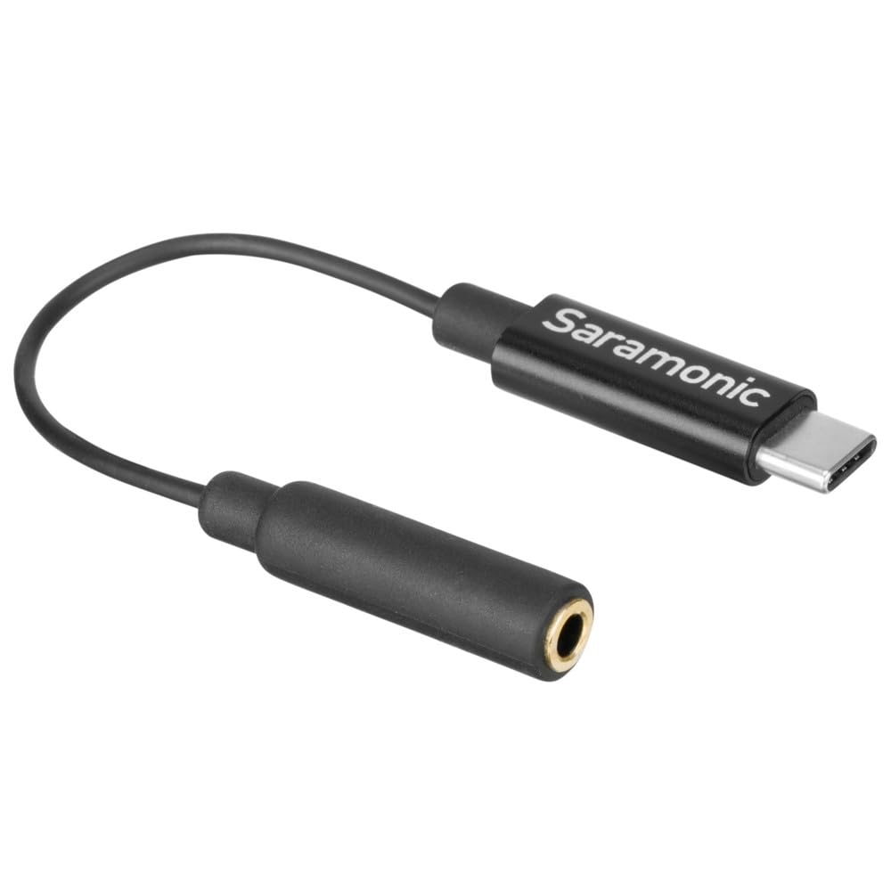 Amazon.com: Saramonic SR-C2003 Female 3.5mm TRS to USB-C Stereo or