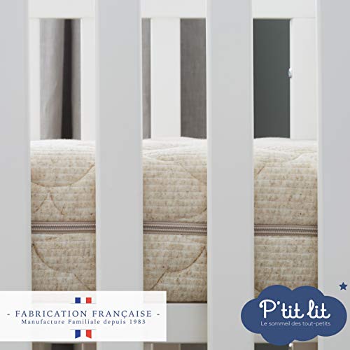 Matelas bébé déhoussable 70x140 pour stopper la transpiration