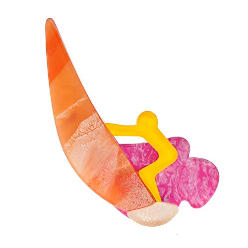 FAMoUsGoods Acrilico da Surfing da Surfing Uomini Spille Perno Pin Rgalo per Le Donne