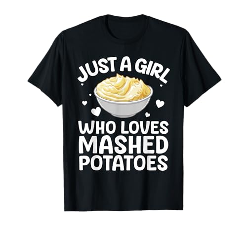 Mashed Potato Art for Women Girls Thanksgiving Mashed Potato T-Shirt