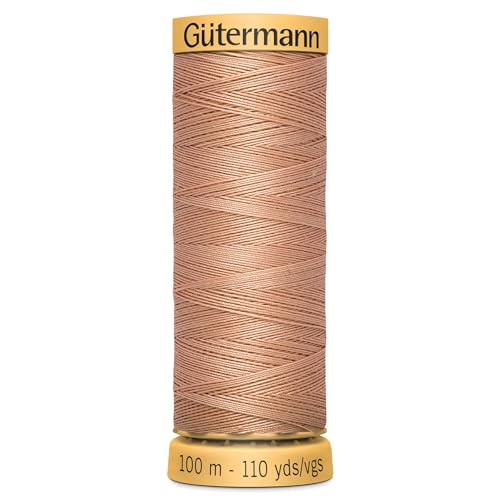 Hilo de Algodón Natural Gütermann 100m Rosa Pálido miniatura 1