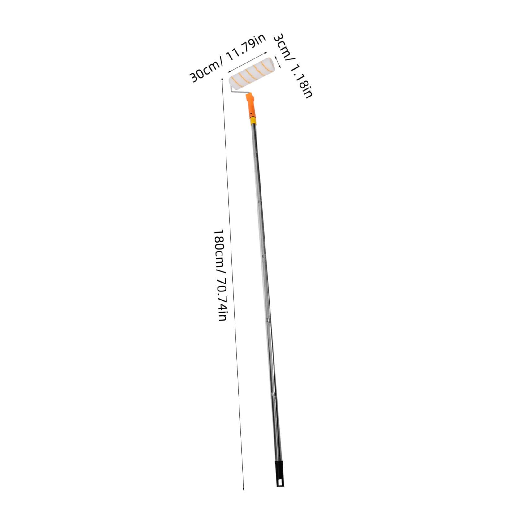 Teles Farbroller-Set mit Edelstahlgriff, präzises Kanten- und Eckzubehör für einfache Reinigung, vielseitig einsetzbar an Wänden und Wänden, ideal für alle Farben