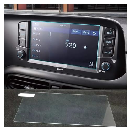 Protecteur d'écran verre trempé 8 pouces pour film protection navigation Hyundai Grand 2021