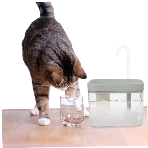 Fuente plástica automática para agua de mascotas miniatura 3
