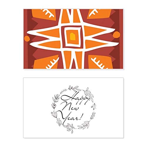 Tarjeta de año nuevo Mexico Totems, el regalo de Orange Sun ideal