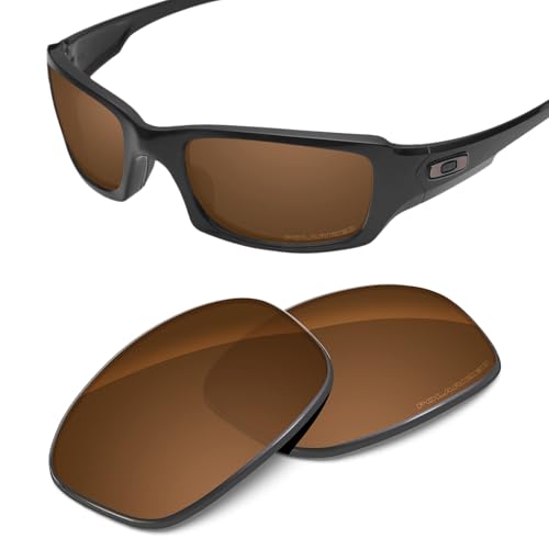 Image of Performance Lenses Compatible with Oakley Fives Squared OO9238, Polarized, UV Protection, Anti-Scratch