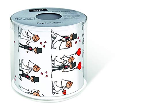 2x Toilettenpapier Rolle Wedding day – Hochzeitstag / Hochzeit / Gastgeschenke