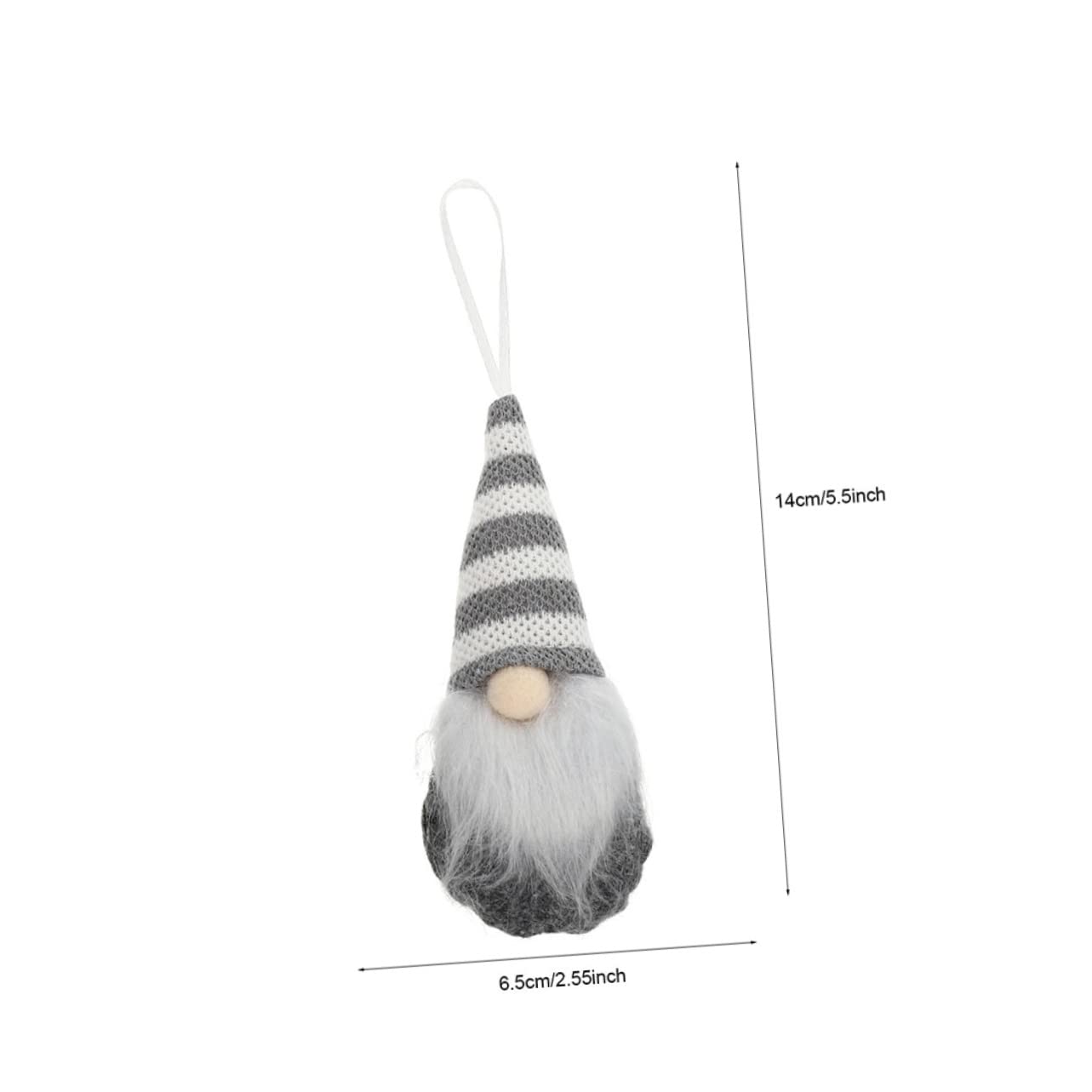 ABOOFAN 12 STK Weihnachtspuppe Weihnachtszwerge Ornamente Weihnachtszwergpuppe Gnom Hängende Verzierung Weihnachtszwerg-Ornamente Dekorative Kleine Wichtel Wichtelanhänger Stoff