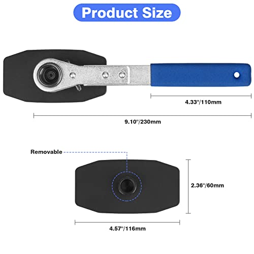Jmmrrr 360° Brake Caliper Press Tool With Double Caliper Hangers, Ratchet Piston Spreader Automotive Tools, Brake Piston Spreader For Car Brake Repair & Instalation Blue #TOP1
