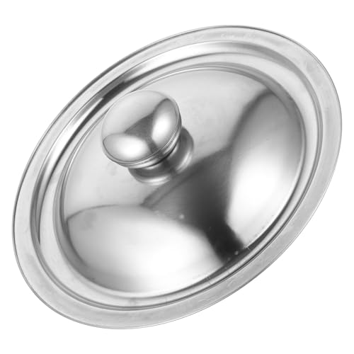 PAMINGONO Tapa De La Taza De Sabor Reemplazo De Tapas Instante Accesorios Utensilios De Cocina De Inducción Protectores De Cacerolas Cocina Fritura Perillas Universal Acero Inoxidable Silver