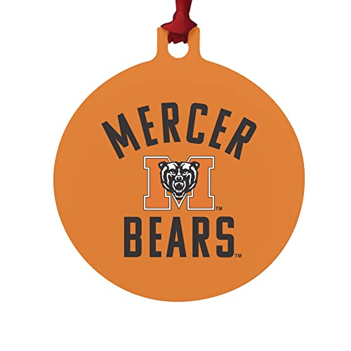 GRAPHICS & MORE Mercer University Bears Logo Aluminum Holiday Christmas Tree Ornament - 3.0" (7.6 cm) x 3.37" (8.6 cm)