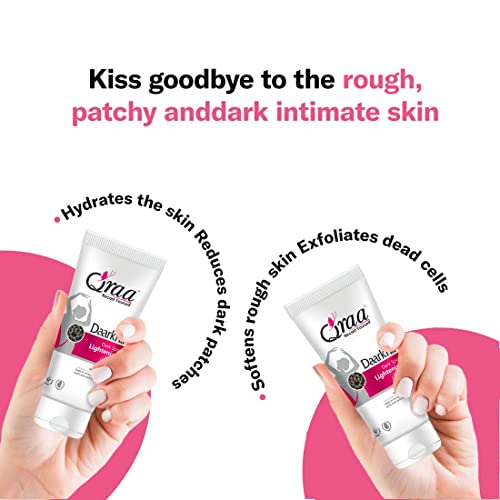 Image of Qraa Daarknil Cream For Intimate Lightening /Dark Spots /Uneven Tone | For Dark Underarms, Neck, Knees, Elbows And Inner Thigh 50GM