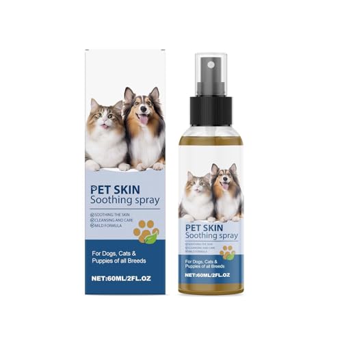 GNAUMORE Spray para Heridas Perro,Mascota Heridas De Cicatrizante Spray,Cuidado De Herida,para Mascotas,60ML