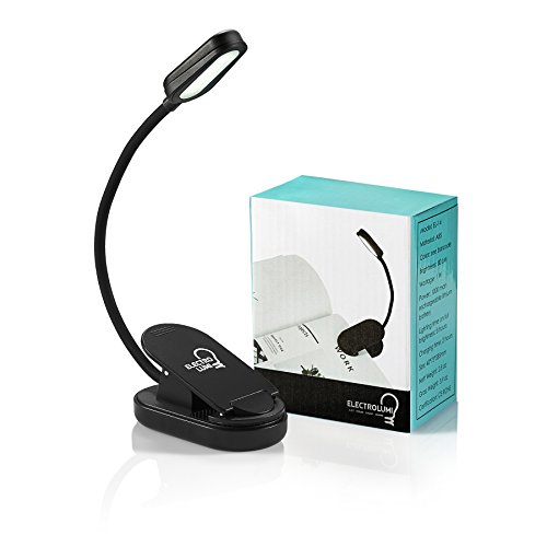 Buy Rechargeable Book Light, 4 LED Extra Bright Reading Light, 2 Levels