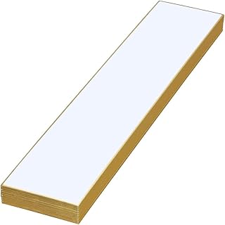 弘梅堂 短冊 広幅 「画仙紙ドーサ引き」 高級書画用 伊予和紙 (タテ364mm×ヨコ75mm) 10枚