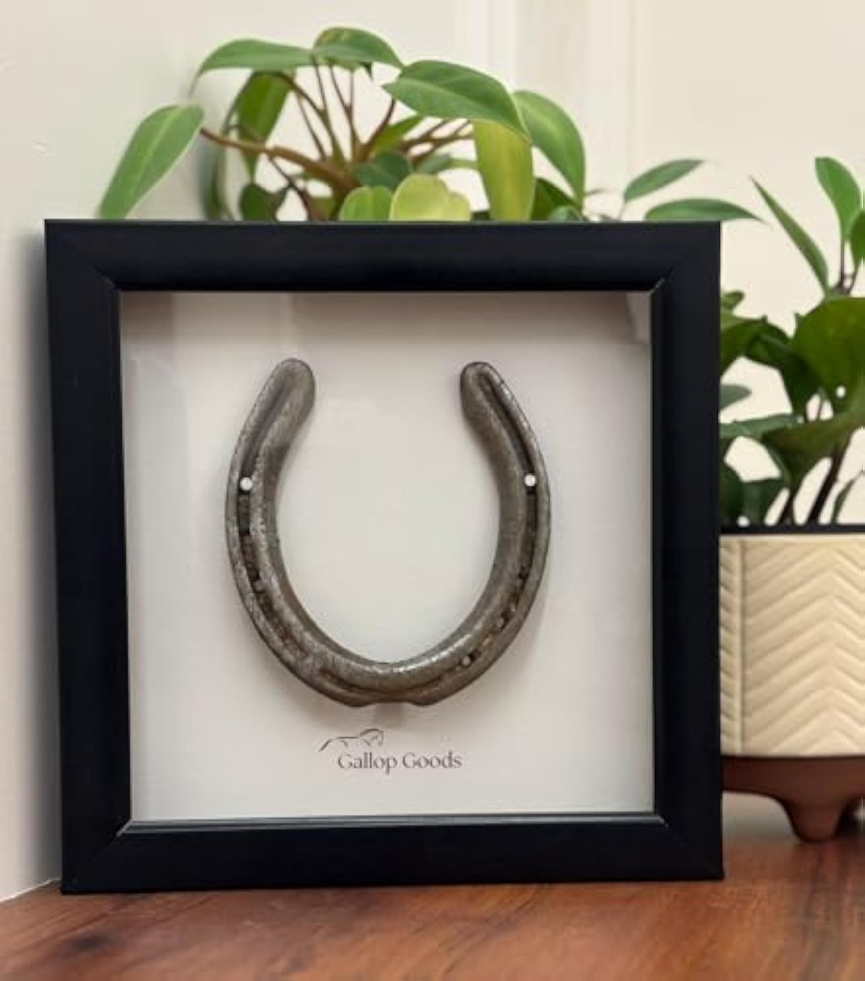 Authentic Horseshoe Frame - Reclaimed Equestrian Wall Art
