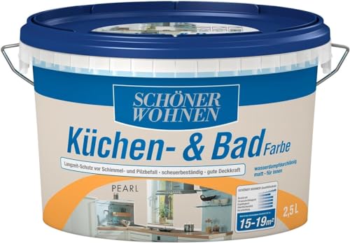 Küchen- und Badfarbe Pearl matt 2,5 l Schöner Wohnen Küchen- und Badfarbe Pearl matt 2,5 l Schöner Wohnen