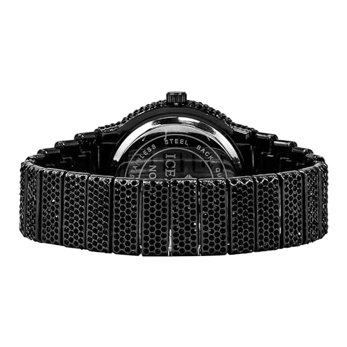 Image of ICE STAR Men's Fully Iced Diamond Watch, 46mm Case