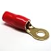 Stinger 4 Gauge Crimp Style Ring Terminal 2 Pair