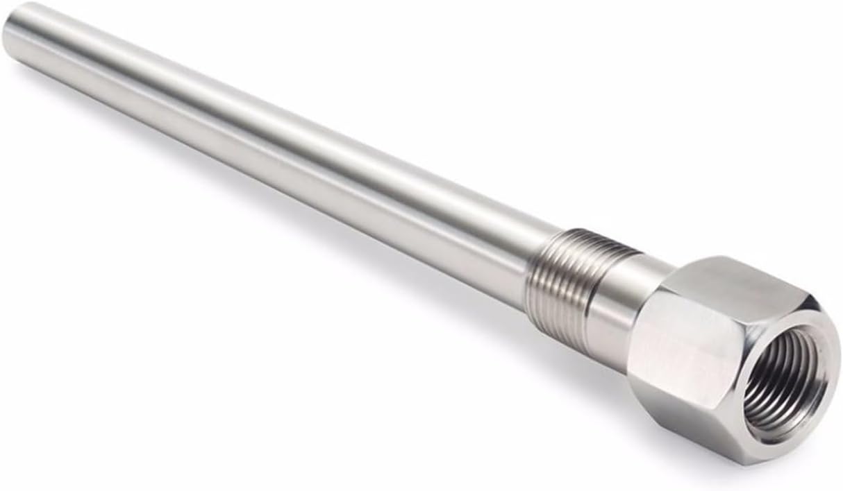 1pcs Thermowell for Temperature Gauge 304ss Bimetal Thermometer casing(50mm)