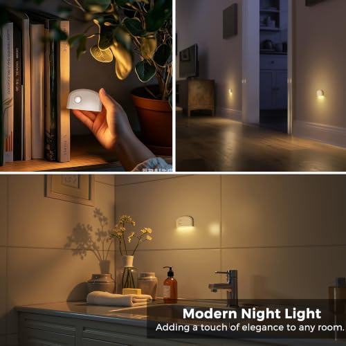 Image of L LOHAS LED Motion Sensor Night Light, Stair Lights Indoor, 3 Pack