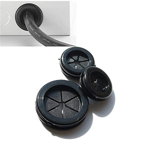 Image of WYanHua-Gasket O Ring, 10pcs 25mm Flat Seal O Ring Dust Hole Plug for Electric Box Inlet Outlet Cable Holder Protector, Rubber Wire Grommet Gasket Sheet Made