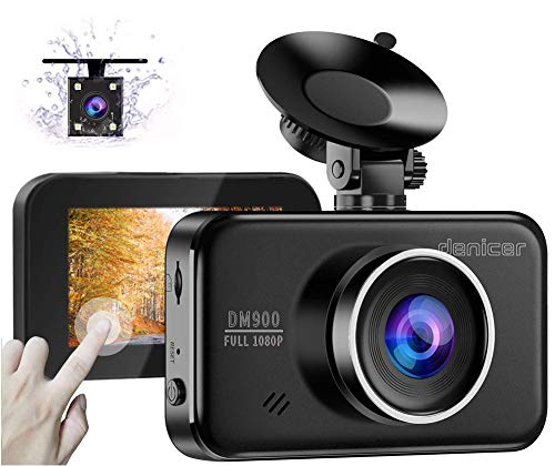 Denicer 2020 New Dual Car Dash Cam Front and Rear Full HD 1080P