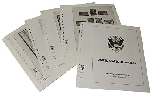 Feuilles pré-imprimées USA LINDNER pour timbres commémoratifs de collection haut de gamme