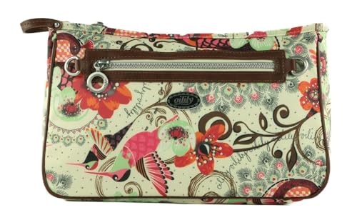 Oilily Tropical Birds L Cosmetic Bag, Elfenbein,...