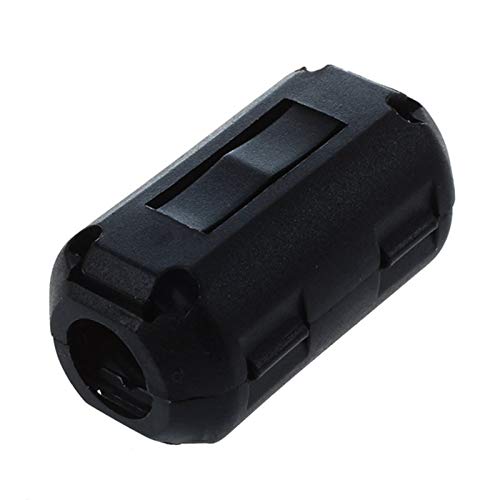PRAV® 5X(Black 9 mm Diameter Cable ferrite core Filter Noise Suppressor ...