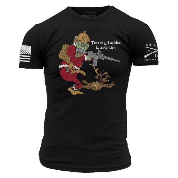 Grunt Style Operator Grinch Men's T-Shirt (Black, Large)