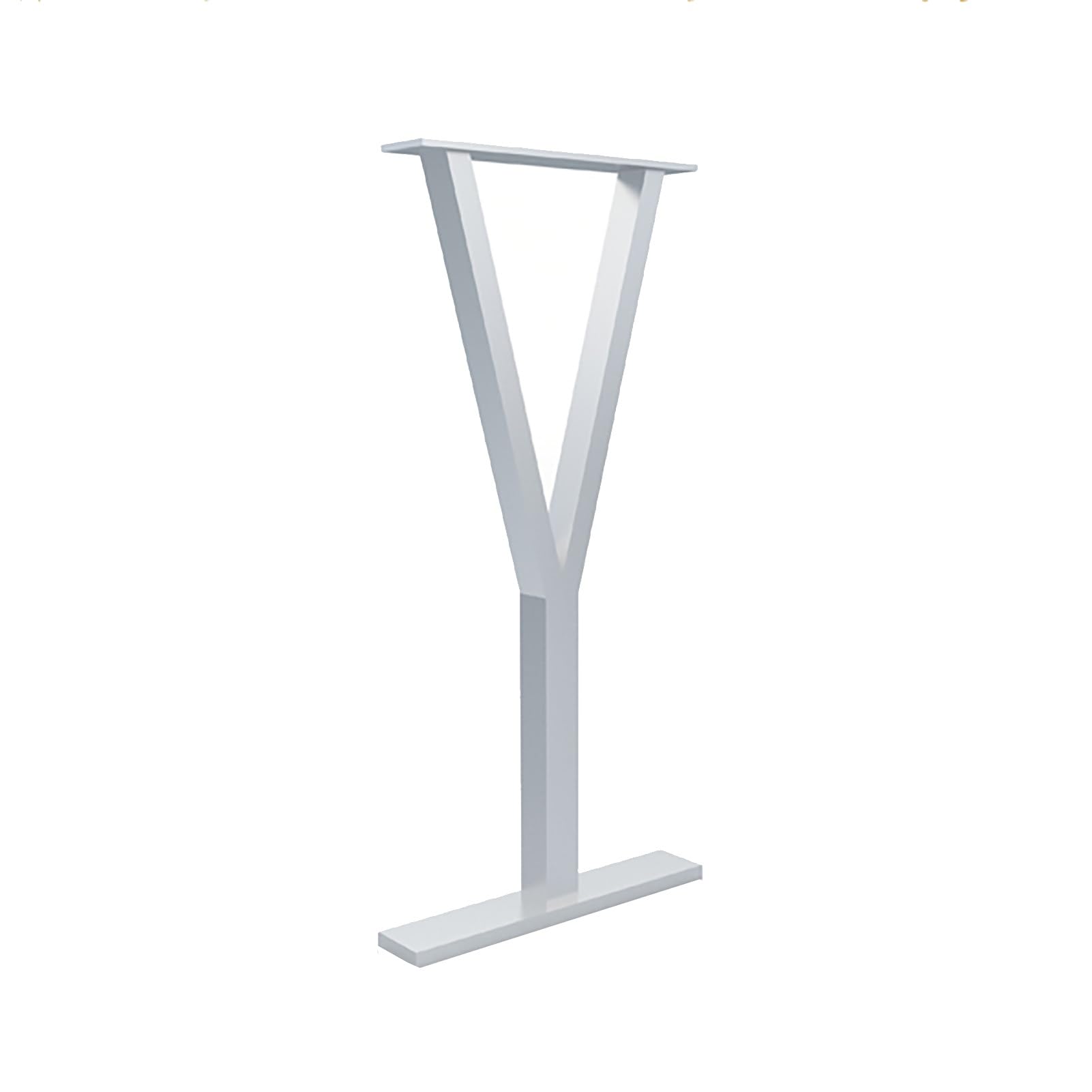 Kfgisd White Diy Furniture Dining Legs, Easy Assembly, Furniture Legs For Home, Kitchen, With Mounting Screws ，Metal Furniture Legs(,45 * 100Cm/17.7 * 39.4In)