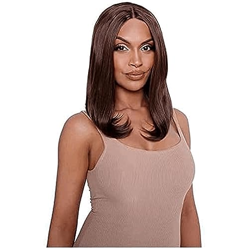 Perruque avec dentelle LullaBellz Renee marron châtain lace front