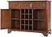 Crosley Furniture LaFayette Wine Buffet / Sideboard - Classic Cherry