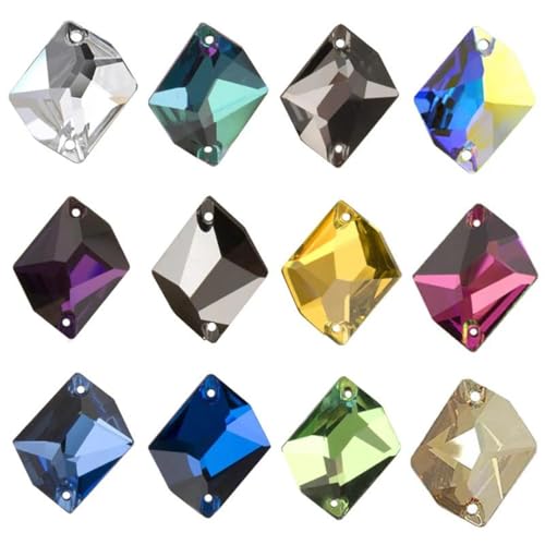 Cosmic Shape Flat Back Sew On Crystal Glass Strass Stones Loose Rhinestones For Dress Garment Shoes Jewelry DIY2