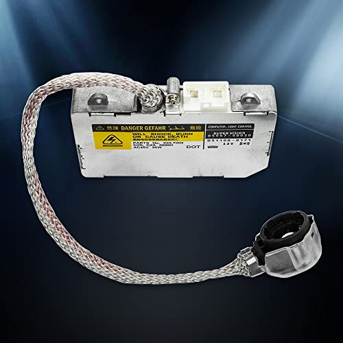 Xenon Headlight Ballast Control Unit with Igniter and D2S Bulb Compatible with Lexus ES300 IS300 LS430, Mazda 6 RX-8, Porsche 911 Boxster Cayman, Toyota Avalon Sienna, Replaces KDLT002 DDLT002