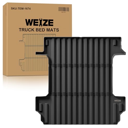 WEIZE Truck Bed Mat for Chevrolet Equinox 2018-2024, All Weather TPE Waterproof Anti-Slip Accessories Trunk Mat, Rear Backrest Mats Custom Fit, Set of 6 Mats