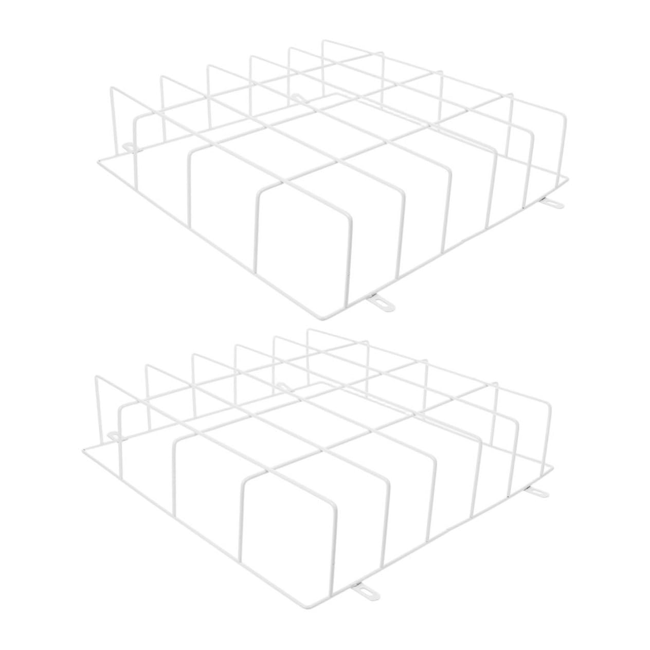 ARTIBETTER Emergency Light Protective Cage Guard 2-Pack Wall-Mounted Wire Cover for Exit Signs Durable Safety Shield for Commercial and Residential