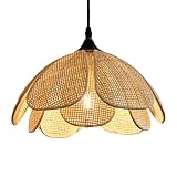 【Paramètres d'éclairage】 : Abat-jour tissé de lustre Exigences d'ampoules : Ampoules E26/E27 (ampoules non incluses), avec ampoules LED, CFL, (60 W max). Tension : 110-240 V.