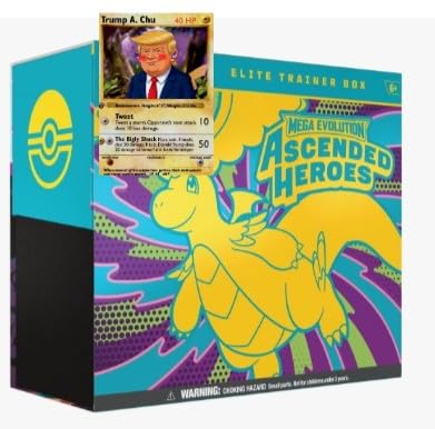 Ascended Heroes Elite Trainer Box (ETB) - ME: Ascended Heroes (ASC) plus Hobby Rewards BONUS PROMO - PARODY Card